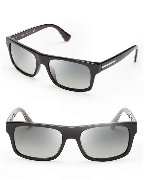 men prada black sunglasses